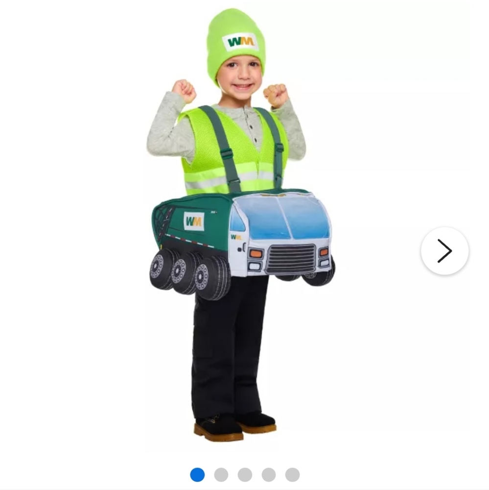 Waste Management Ride Along Garbage Truck Costume
